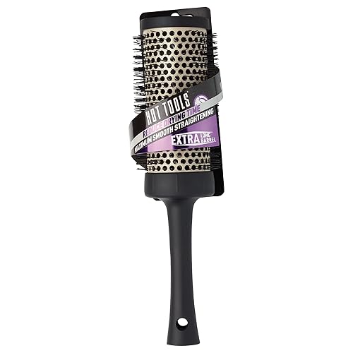 Hot Tools Cepillo de barril de cerdas mixtas XL Secado rápido y estilos suaves