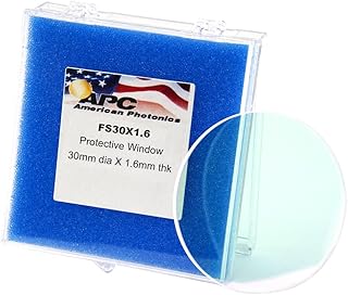 FS30x1.6 - Dia 30mm ET 1.6mm Fiber Laser Protective 99.96%,AR/AR@10 30-1090nm