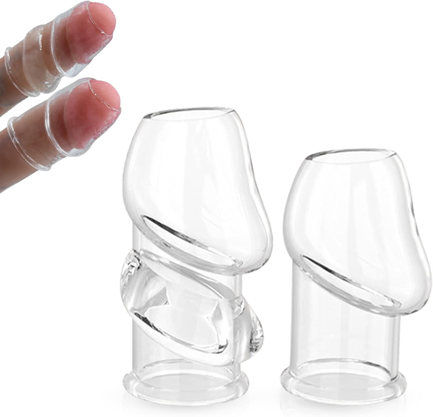 Gaine à Pénis Flawless Transparente - 19 Cm X 4 Cm, TPE Souple Et Réaliste - Sextoy Pour Homme