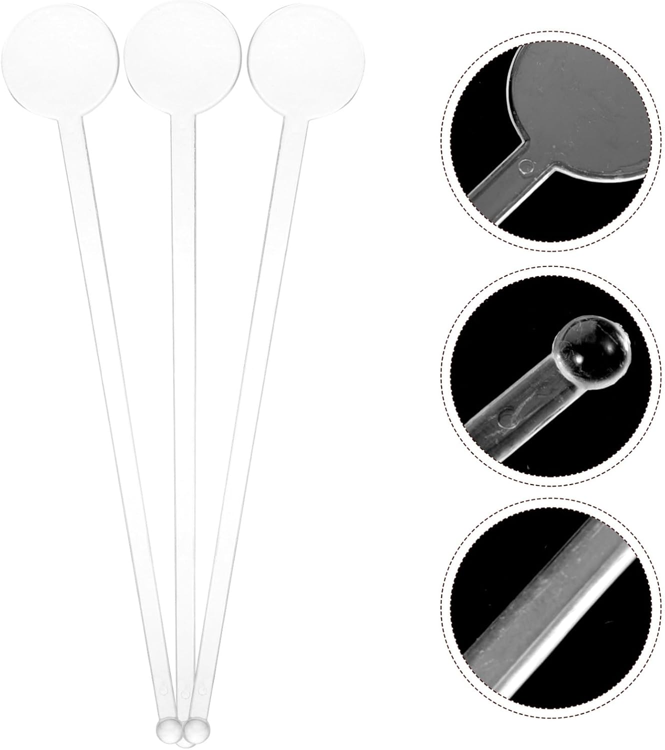 80pcs Plastic Bar Swizzle Sticks Xmas Reusable Cocktail Mixers