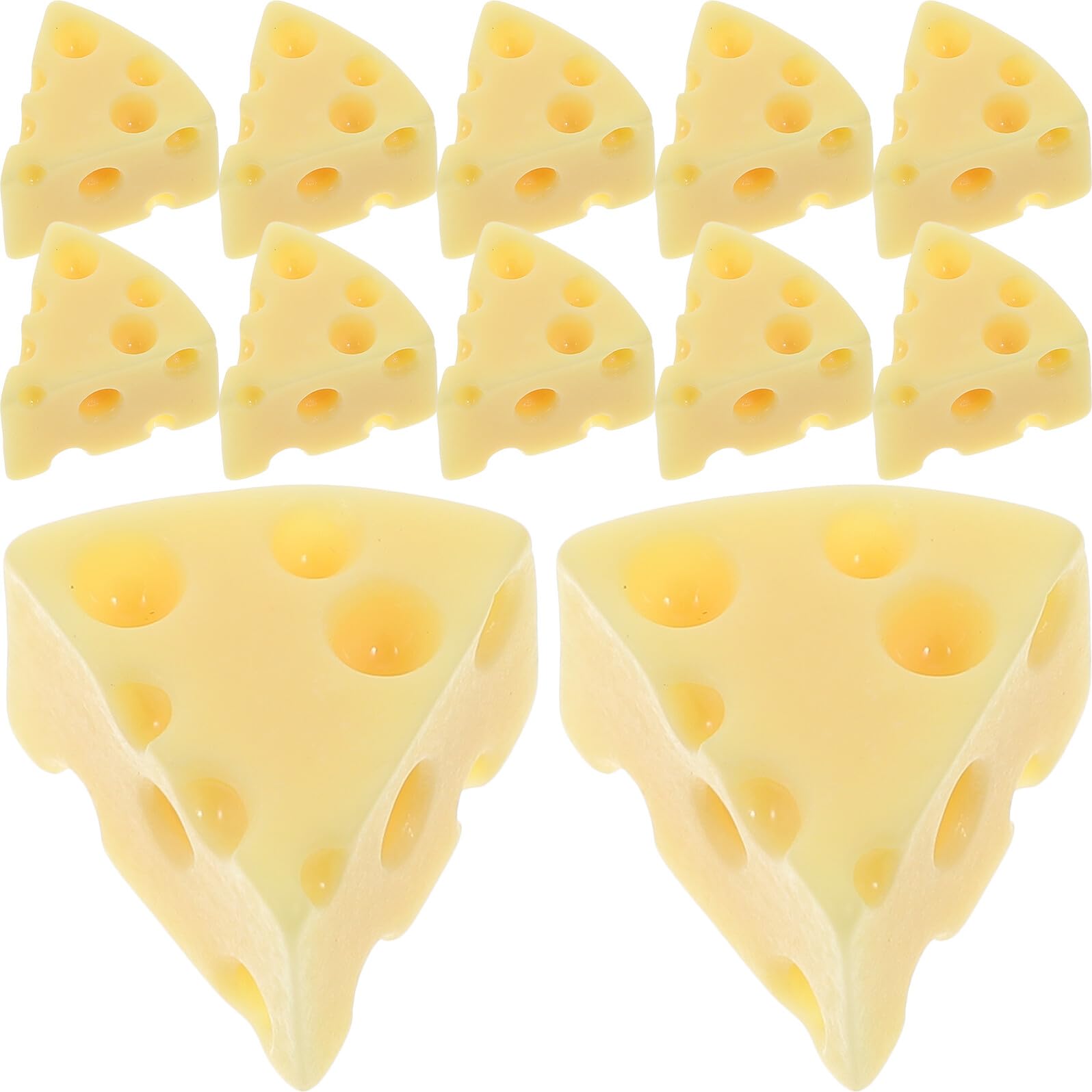 LOPUNER 50pcs Resin Miniature Cheese Decoration for Kitchen Photography