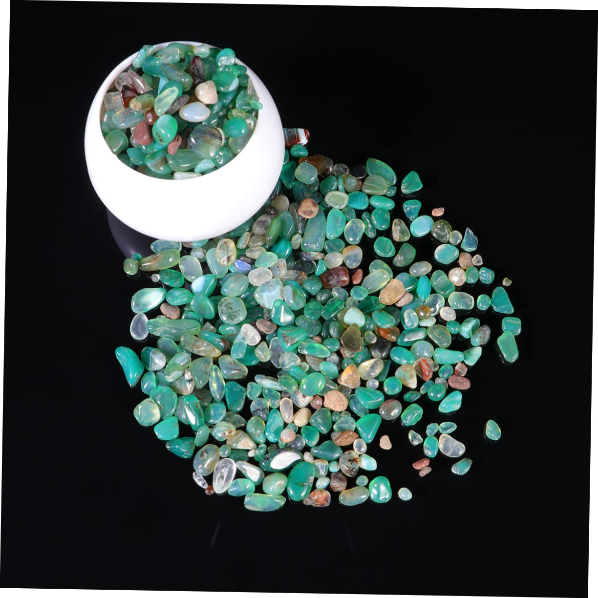 ERINGOGO Crystal Stones Agate Gravel for Degaussing Fish Tank Rocks Decorative Pebbles for Indoor