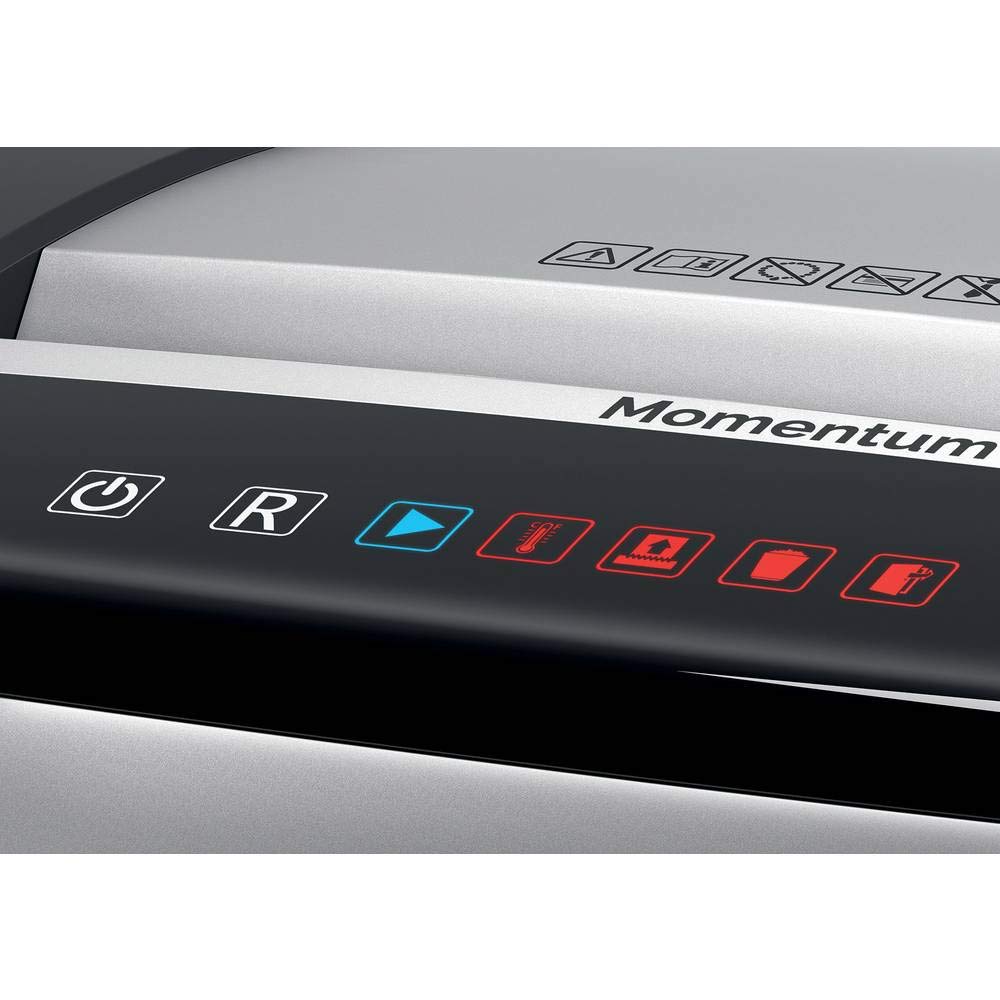 REXEL Momentum X420, Distruggidocumenti Manuale, 22-20 Fogli A4 (70-80 gr/mq), Taglio a Frammento, Livello di sicurezza P-4, per Uso Personale/Piccoli Uffici, Capacità 30 Litri, 2104578EU