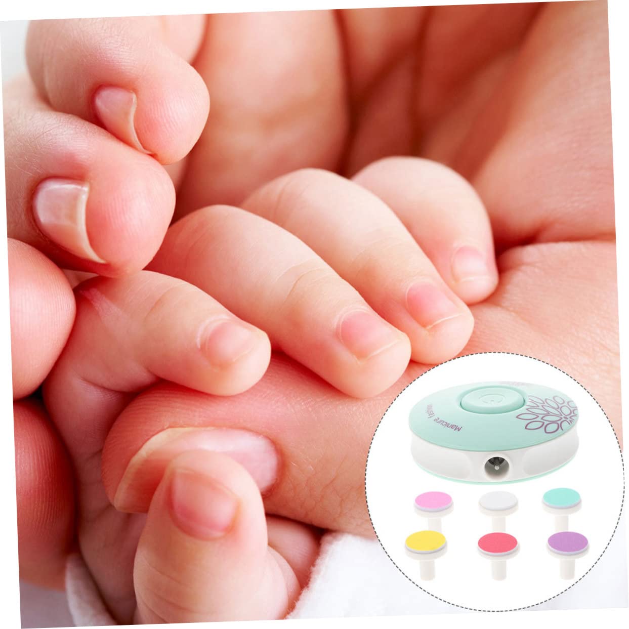 Abaodam 3sets Trimmer Per Unghie Per e Adulti Testine Ricambio e Facile Usare Per Manicure e Pedicure