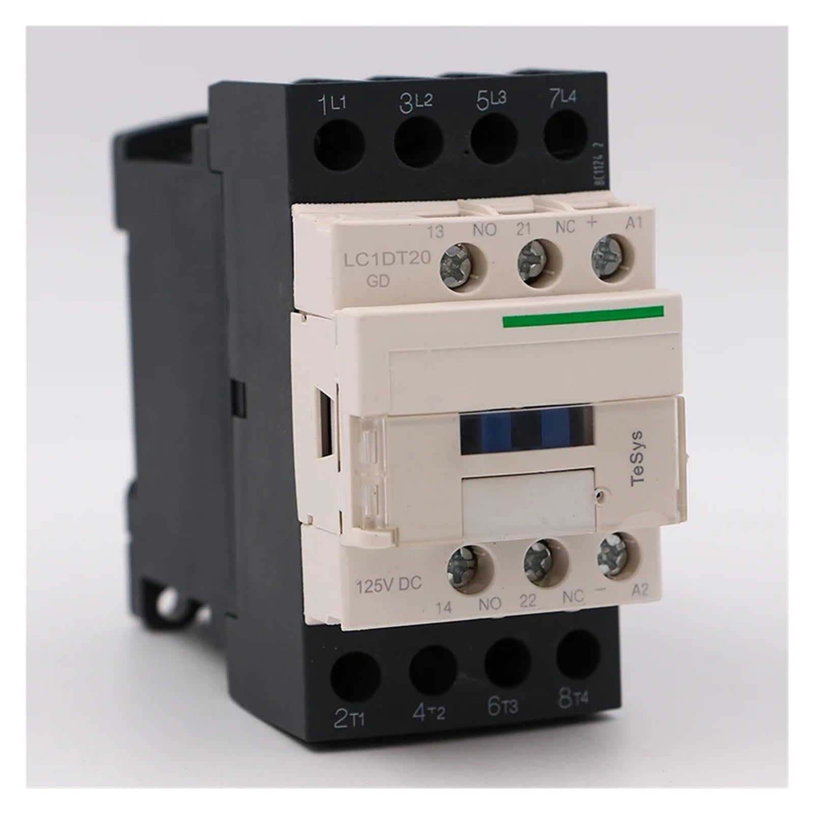 HUUOQIWY LC1DT20GD DC electromagnetic contactor 4P 4NO LC1-DT20GD 20A 125V DC Coil