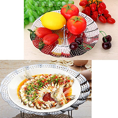 Steamer, Puersit acciaio inox pieghevole Steamer