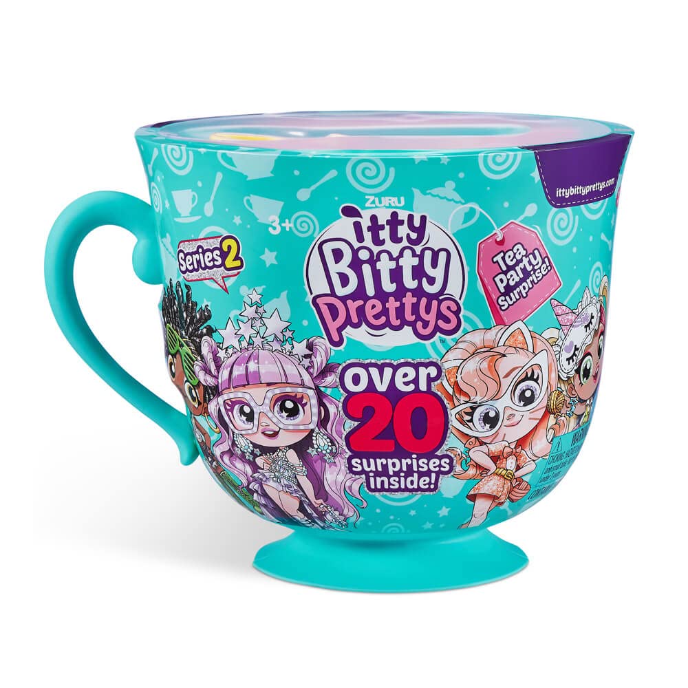 Zuru Itty Bitty Prettys-Tea Party Surprise-Series 2 Big Tea Cup Playset