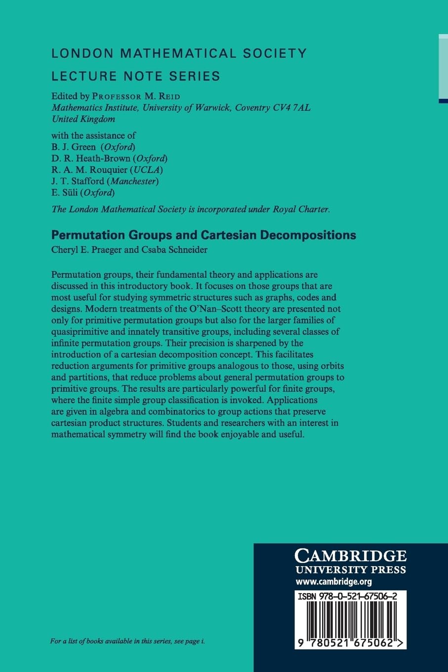 Permutation Groups and Cartesian Decompositions