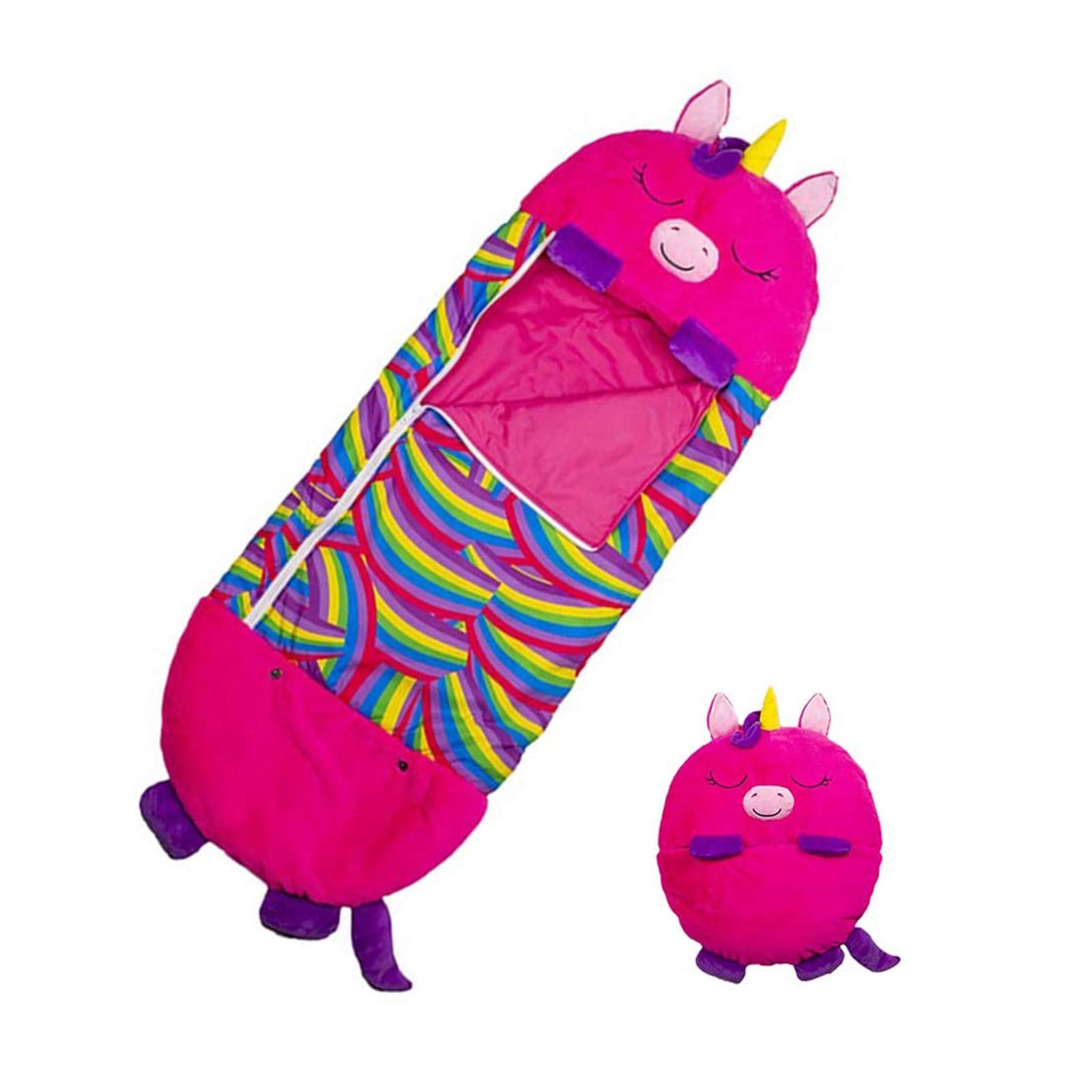 Large Happy Nap Play Pillow And Sleeping Bag Fun Sleeping Bags Kids Cute Cartoon Pattern Fun Sleeping Bag Happy Nappers Play Pillow