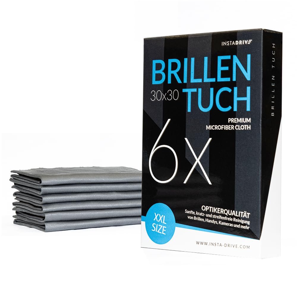 Reinigungstuch Für Brillen Mikrofaser Reinigungstücher 2er Set | 17,5x14,5cm | Für Brillen, Handys, Kameras & Bildschirme Reinigungstücher Für Brillen