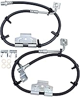 NewYall Front Left & Right Brake Hydraulic Hoses for Dodge Ram 2500/3500 4WD 2003-2013 - Durable Pair