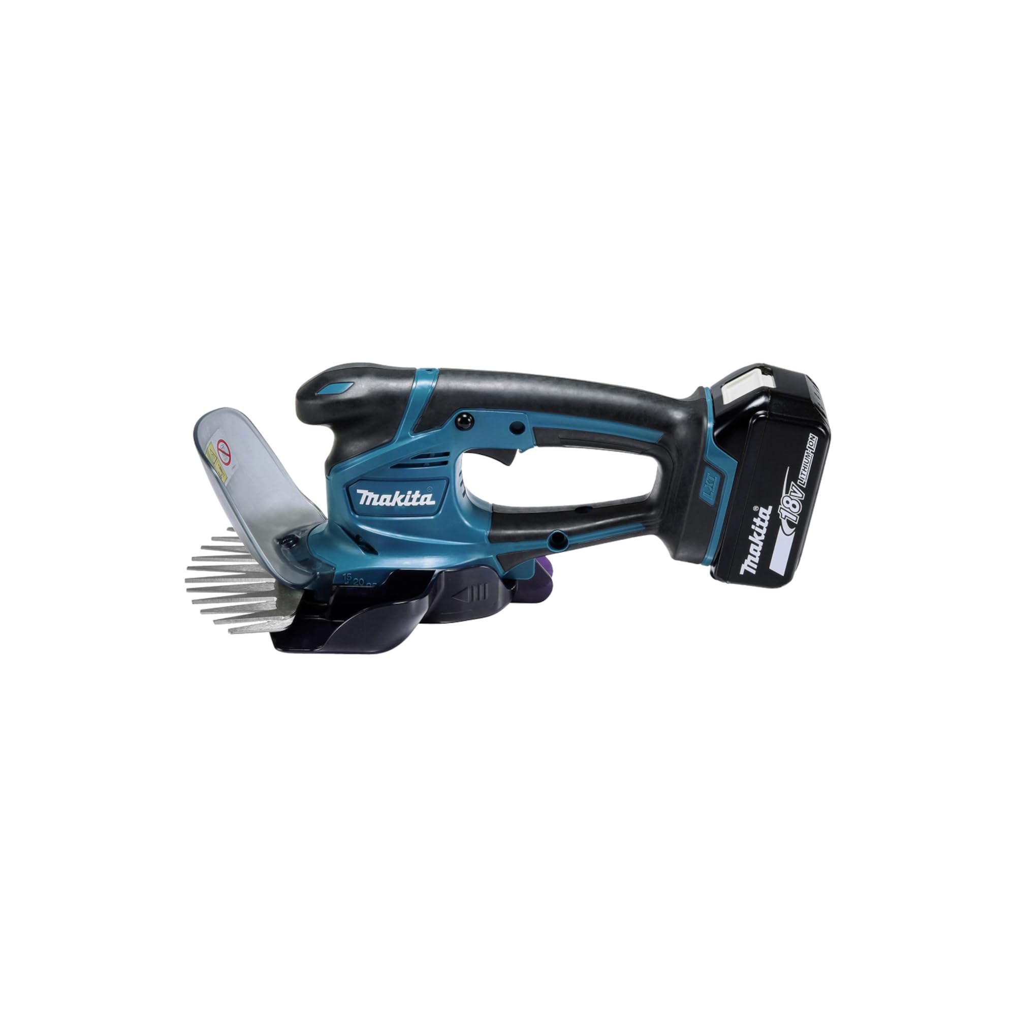 Makita DUM604RTX 18V Li-Ion LXT Grasschere komplett mit 1 x 5,0 Ah Akku und Ladegerät