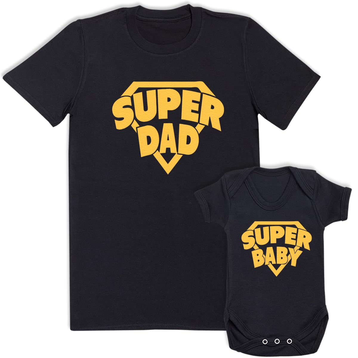 SuperDad & SuperBaby - T-Shirt & Bodysuit/T-Shirt - (Sold Separately)