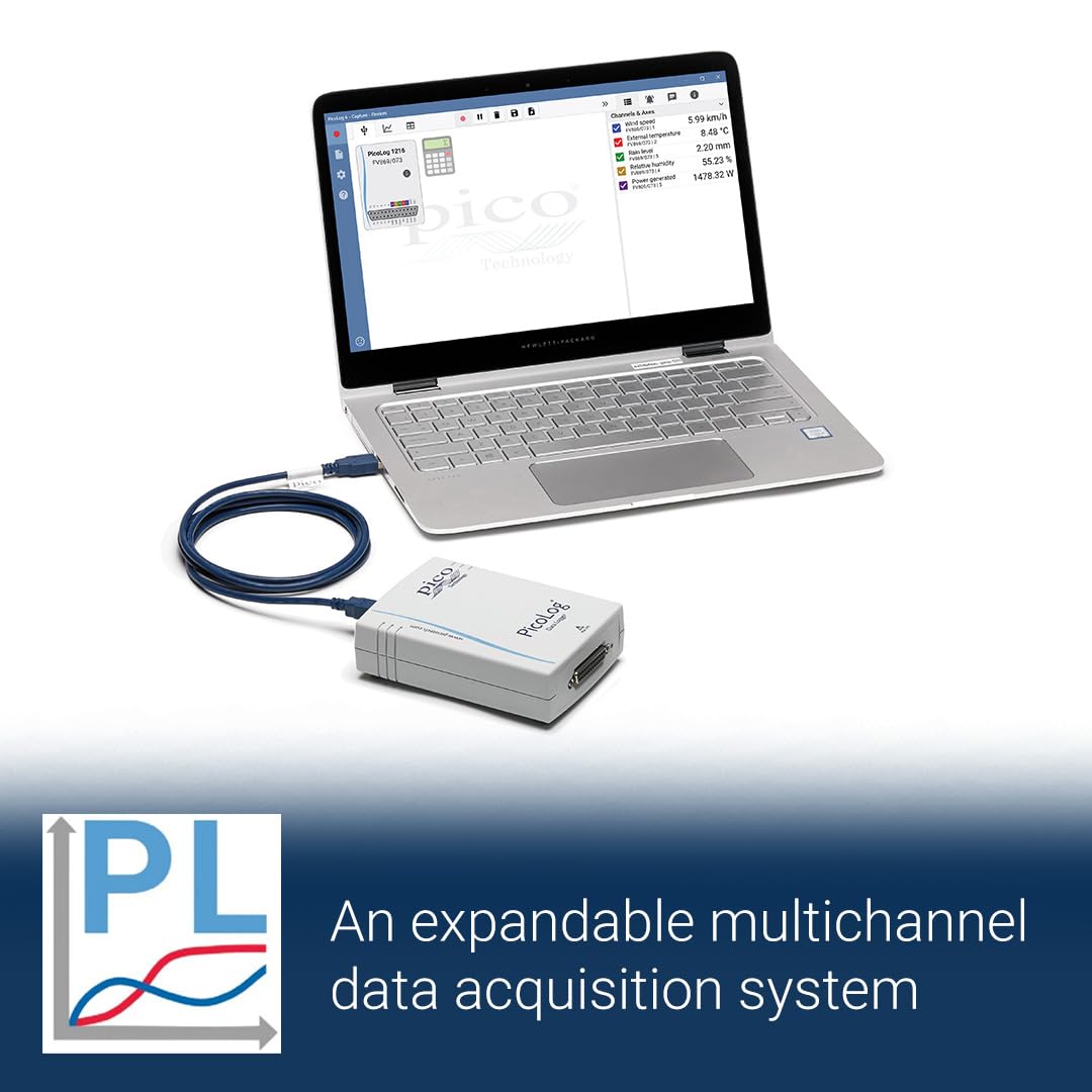 Pico Technology PicoLog 1012 USB Datenlogger 10-Bit-Eingang Auflösung