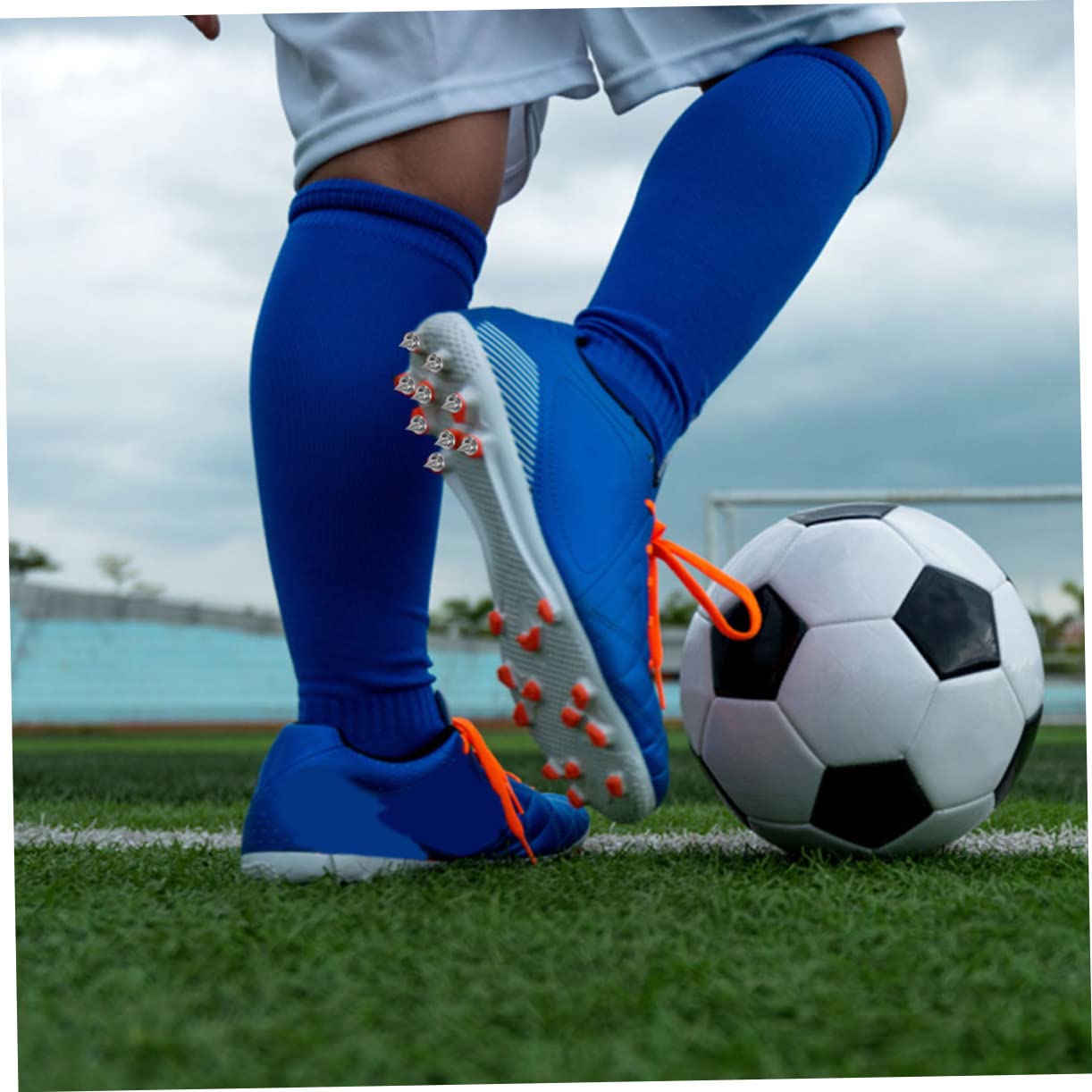 TOYANDONA Accesorios de de Tablero de los Zapatos Zapatillas Deportivas con Pinchos Zapatos para Correr de los Hombres Picos Duro