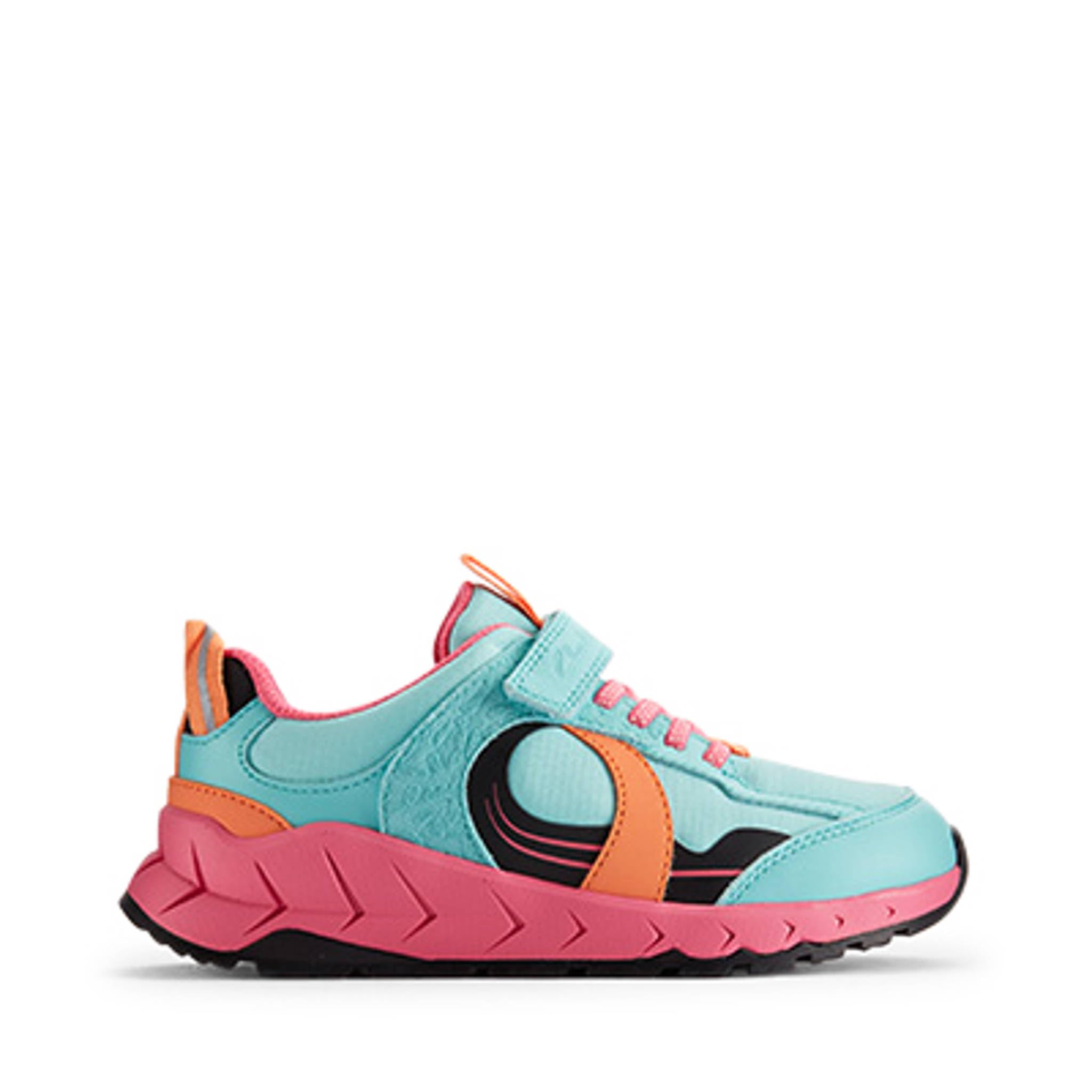 Clarks Girls Selva Hero K. Sneaker, Aqua, 10 UK