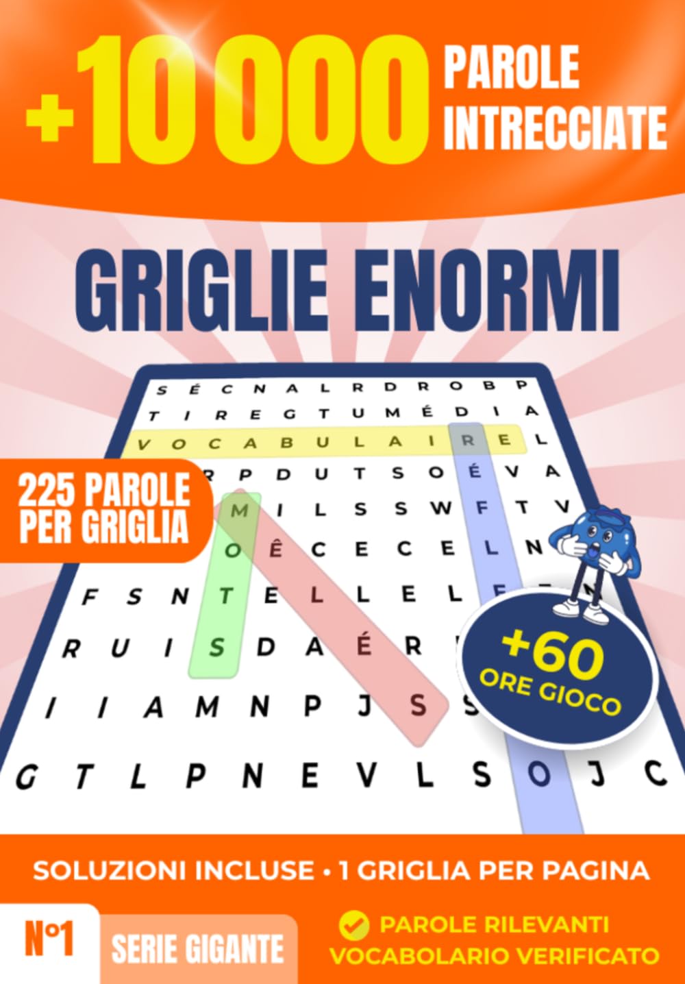 Parole Intrecciate – Crucipuzzle per Adulti : 10 000 Parole a Tema con Soluzioni: Puzzle Tematici a Densità Elevata: Per gli Appassionati di Enigmistica, Passatempi e Giochi | Formato Tascabile