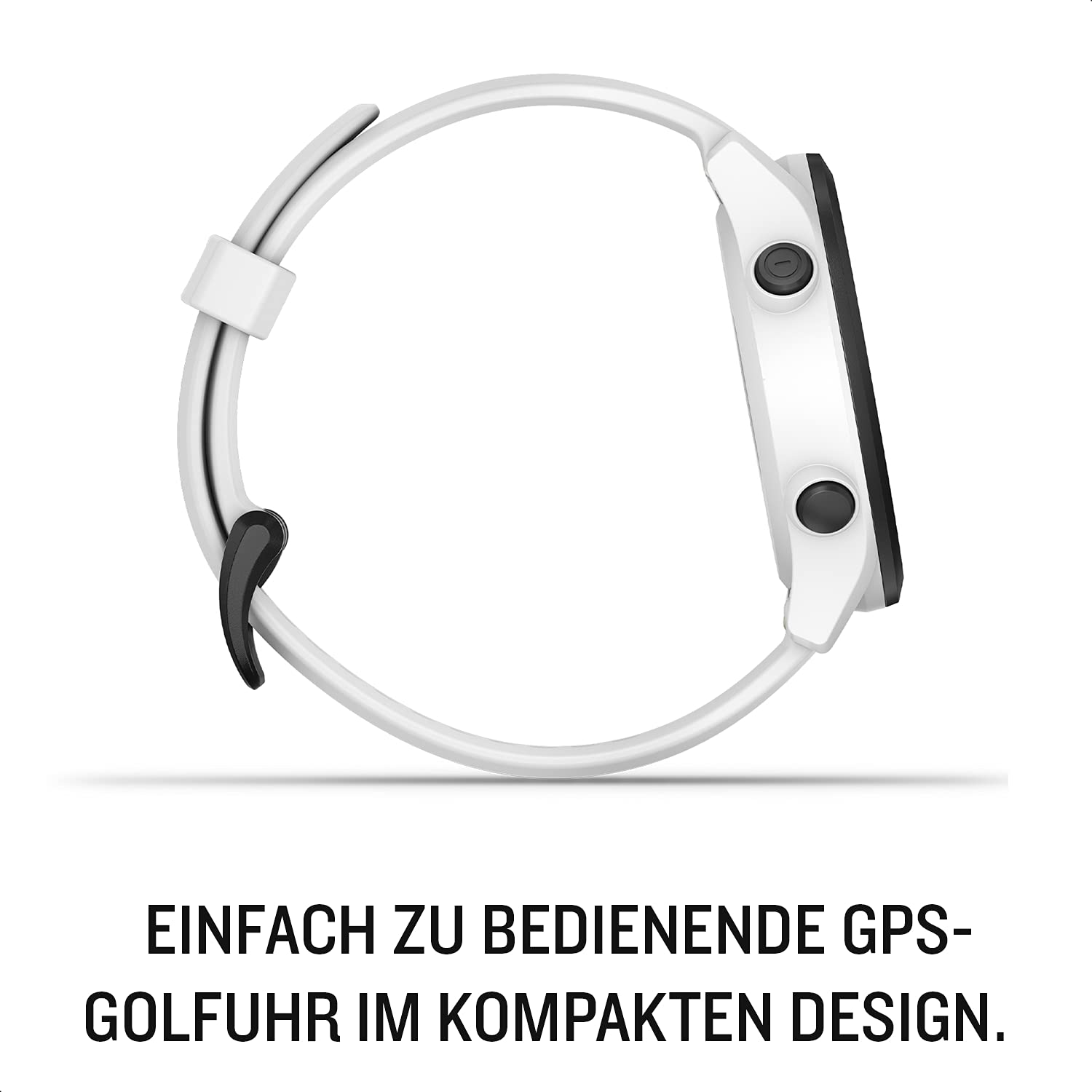 Garmin Approach S12 - GPS-Golfuhr mit Schlagweitenmessung & Distanzangaben zum Grün/Hindernissen auf 42.000 Golfplätzen. 1,3“ Display mit einfacher Bedienung (Generalüberholt)