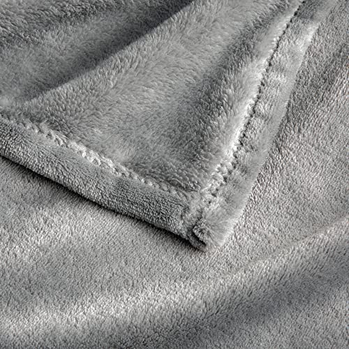 Image of BEDELITE Big Fleece Blanket - 120 inch x 120 inch (10' x 10'), Super Soft Fluffy Fuzzy Oversized King Blanket for Bed, Couch, Sofa, Camping, Fits Whole Family, Grey
