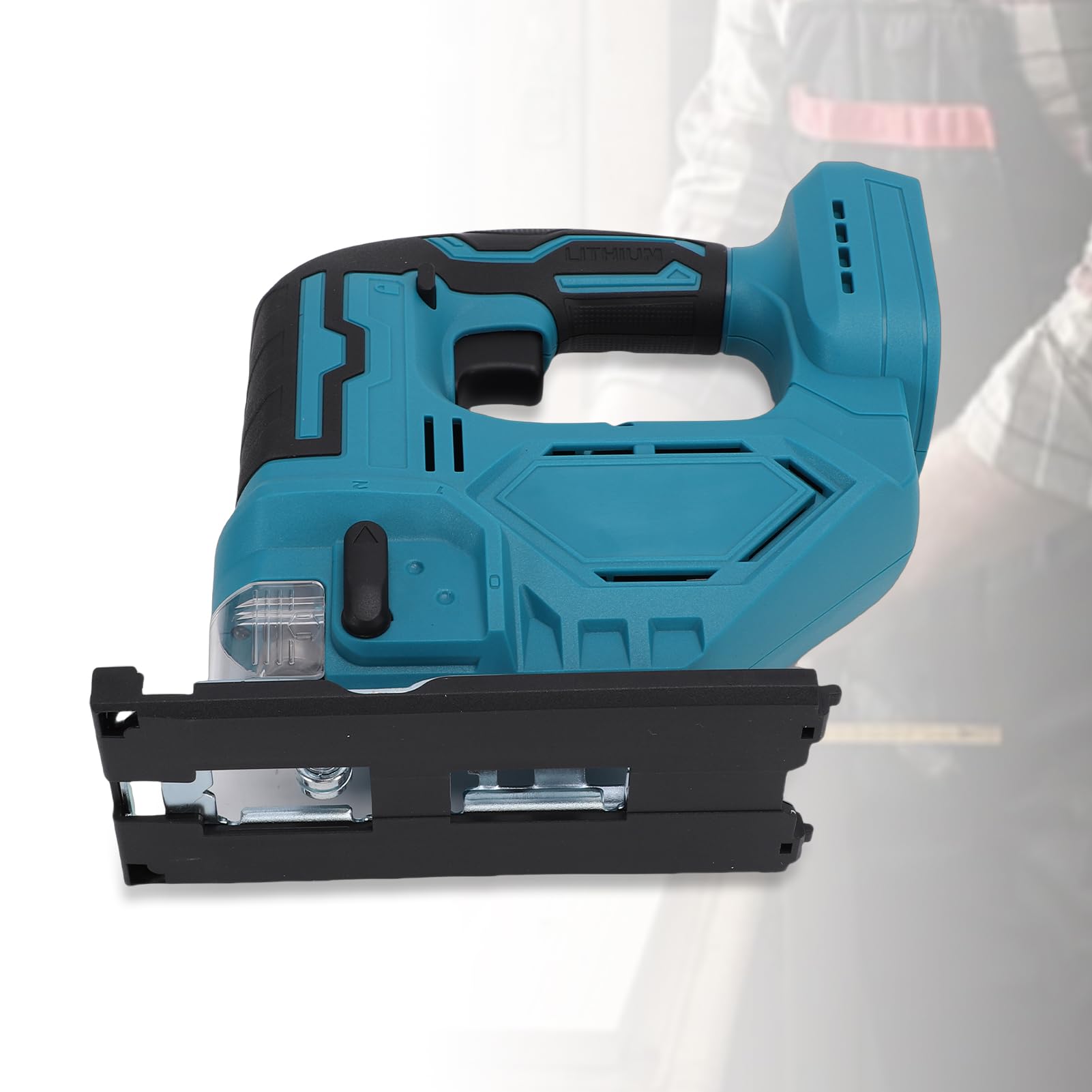 Asixxsix circolare, circolare a batteria da 21 V con tagli obliqui da 0° a 45°, velocità variabile, luce LED, 4 impostazioni orbitali, mini (Dispositivo nudo, senza batteria, senza)