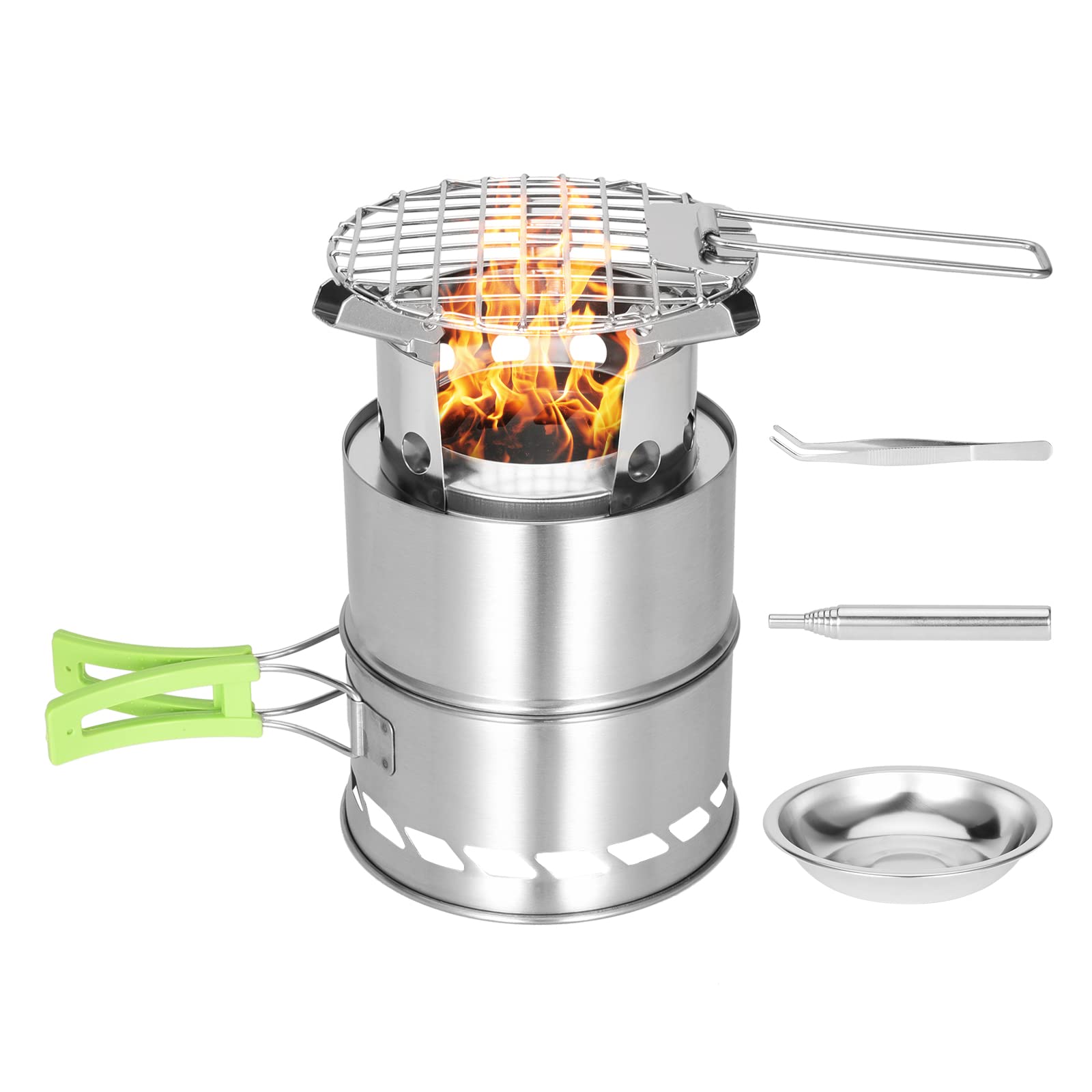 Buy SEADYSKY Camping Wood Stove Portable Wood Burning Stove Backpacking with Carry Handle