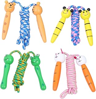 INOOMP 4pcs jump rope for fitness exercise jump rope fitness jump rope skipits for kids jump rope exercise professional jump rope child jump rope Bamboo sports weighted rope pupils