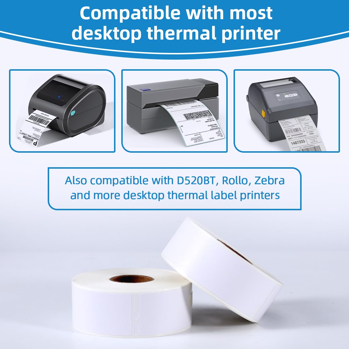 COLORWING Recharges de code-barres/adresse/étiquettes d'expédition LW 30252