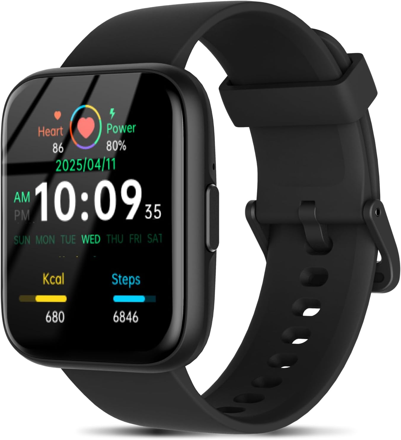 Smart Watch for Men Women,1.85″ HD Dynamic Screen Bluetooth Notifications/Calls Fitness Watch,110+ Sport Modes IP68 Waterproof Fitness Tracker with 24/7 Heart Rate/Sleep Monitor for iPhone/Android Smart Watch for Men Women,1.85″ HD Dynamic Screen Bluetooth Notifications/Calls Fitness Watch,110+ Sport Modes IP68 Waterproof Fitness Tracker with 24/7 Heart Rate/Sleep Monitor for iPhone/Android