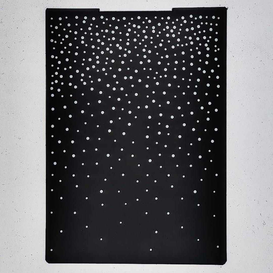 DDOUJOY Merry Christmas Snowfall Snowflake Dots Background Plastic Embossing Folders for Card Making Scrapbooking and Other Paper Crafts 3100902