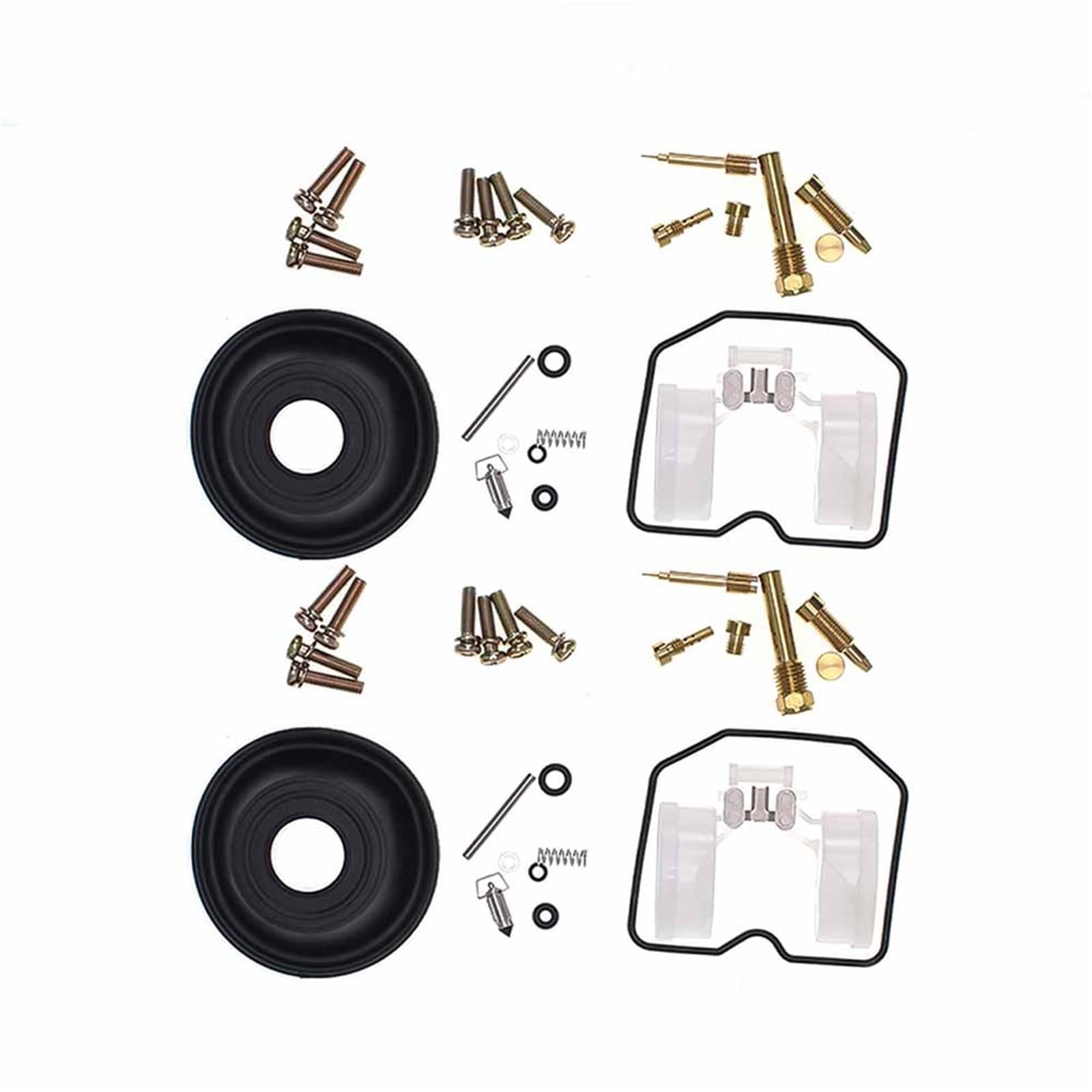 para Kawasaki para Ninja 500 500R EX500 GPZ500S 1987 1988 1989 1990 1991 1992 1993 1994 1995-2009 Kit De Reparación Carburador Juego Reconstrucción Diafragma Vacío