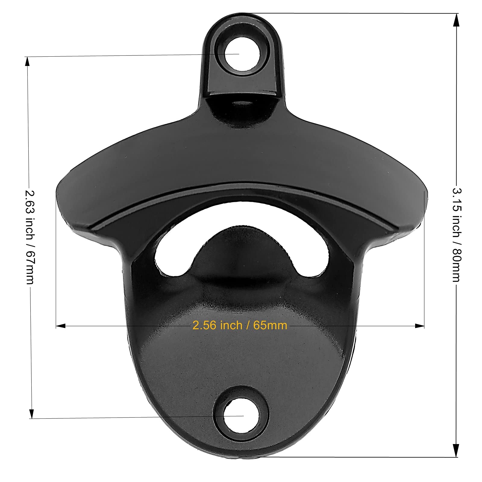 black eye patch 栓抜き Amazon | HAIICEN ガンメタル ブラック ビール栓抜き 壁取り付け