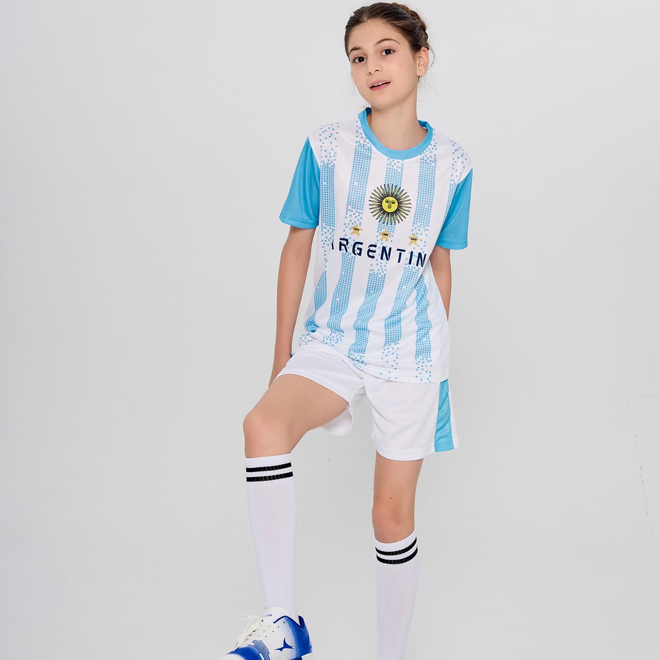 2026 Conjunto de traje entrenamiento for fanáticos pantalones cortos fútbol juvenil camiseta for niños