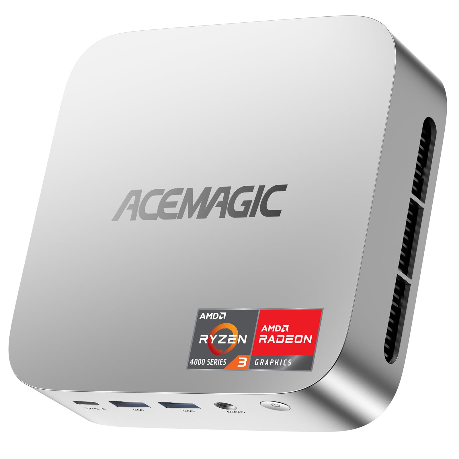ACEMAGIC K1 Mini PC, AMD Ryzen 3300U 28W Processor, 16GB DDR4 RAM 512GB M.2 SSD (Beat N97/N95), Mini Computers 11 Pro, HDMI+DP1.4 Dual 4K UHD, Gigabit Ethernet Mini Desktop PC Black