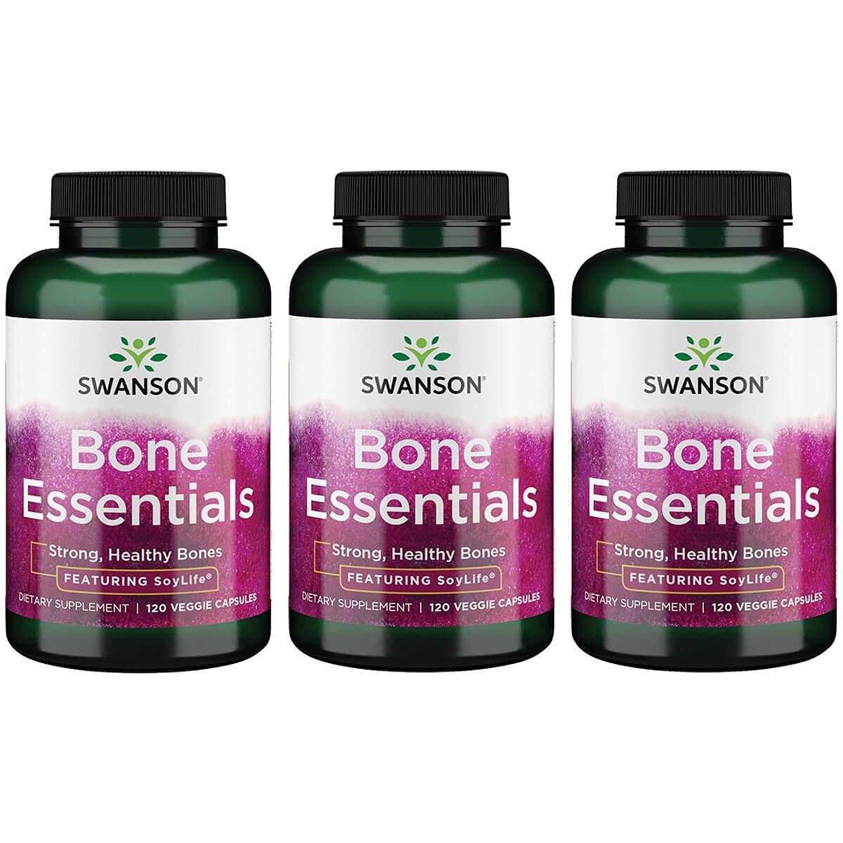 SwansonBone Essentials 120 Veg Capsules (3 Pack)