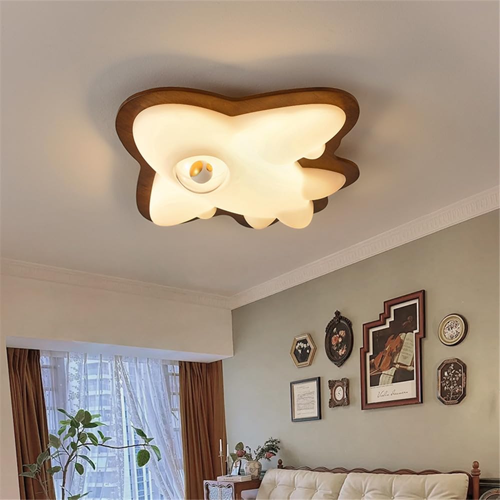 KXEcoLife Nordic LED Ceiling Lamp Contemporary Simplicity Art Living Room Restaurant Bedroom Study Children's Corridor Balcony Lights (3821 D55CM)