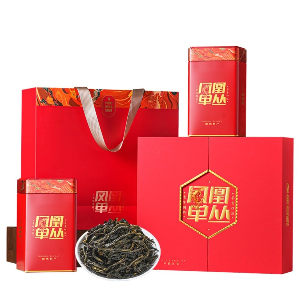 Tè Oolong Phoenix Dancong Di Alta Qualità | Confezione Regalo Di Tè Di Lusso | Morbido E Avvolgente | Tè Cinese in Foglie Sfuse (250g × 2) / 17,64oz