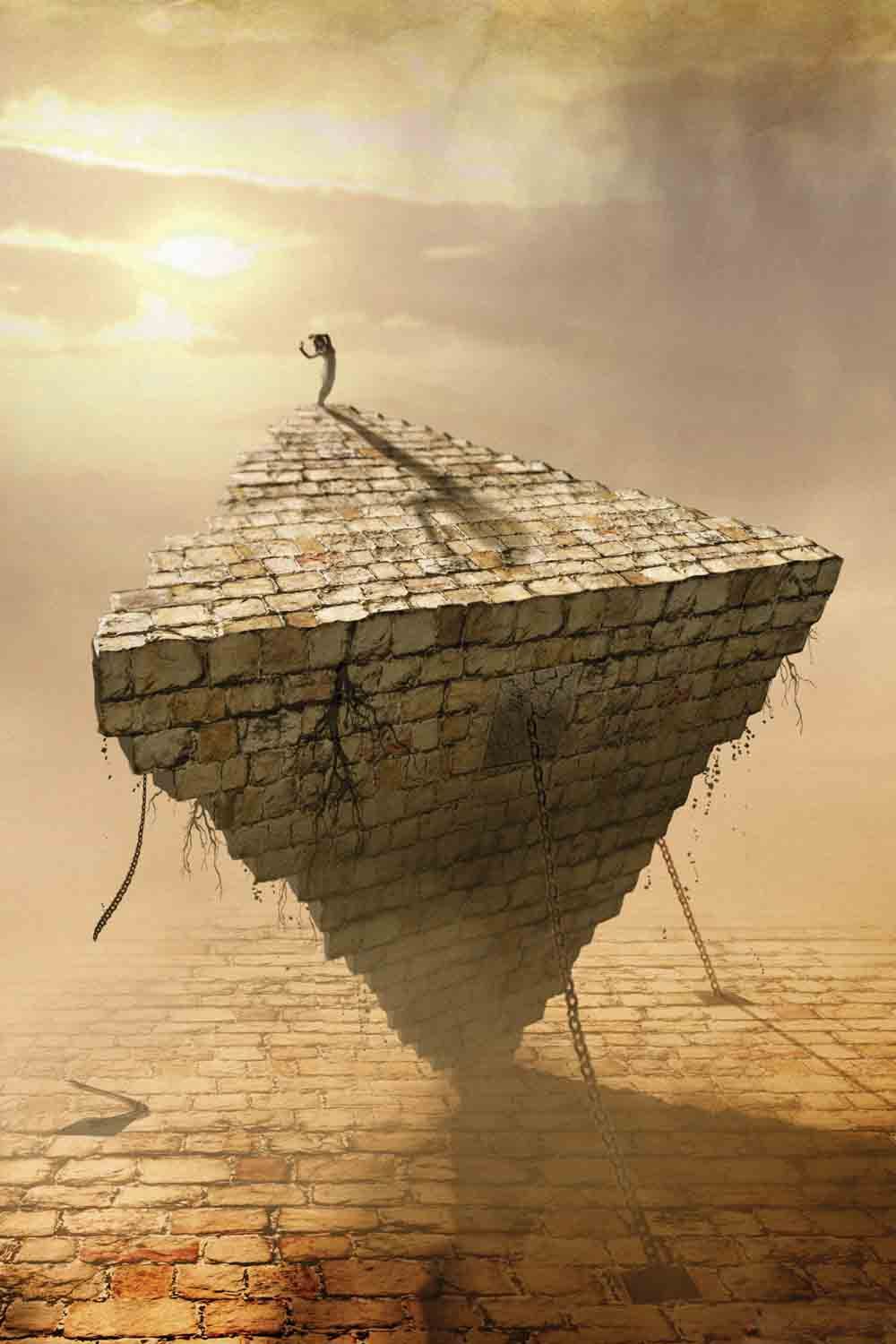 Louis Leonard Art – Balance - Artist Vimark, Canvas Giclee Wall Art Print, Framed