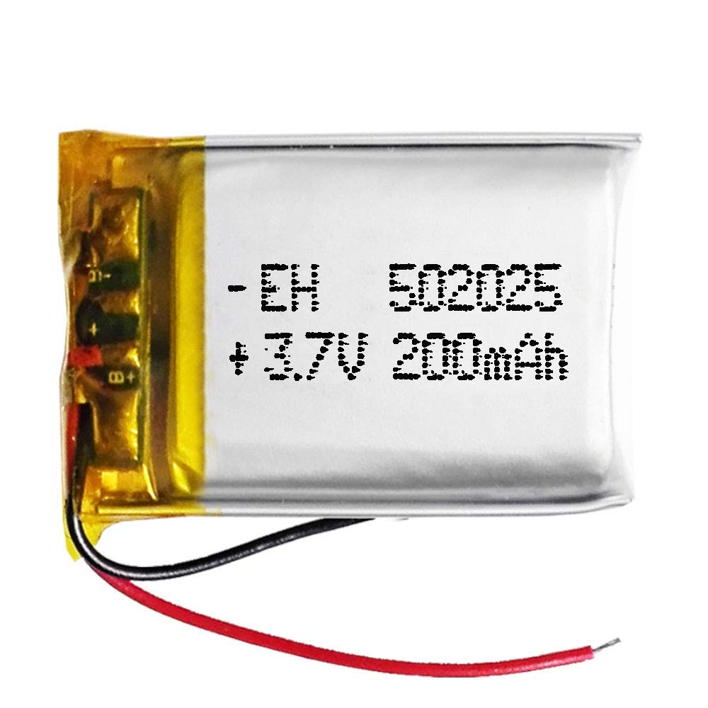 Batería 501035 LiPo 3.7V 130mAh 0.481Wh 1S 5C Liter Energy Battery para Electrónica Recargable teléfono portátil vídeo smartwatch Reloj GPS - No Apta para Radio Control 35x10x5mm (130mAh|501035) — view 10