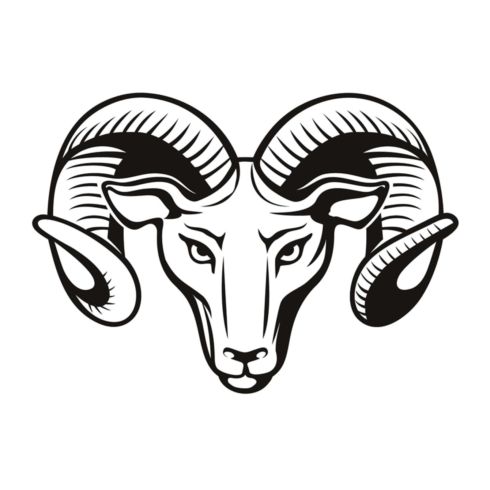 POOBARam's head wall sticker home decoration animal wall decals living room bedroom decoration children 83cm x 58cm