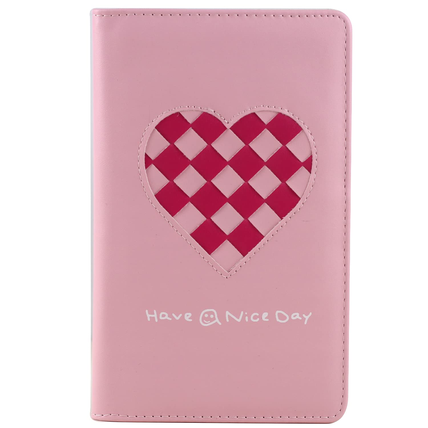 Amazon.co.jp: カバー PU レザー フォト アルバム ハート ウィーブ 96