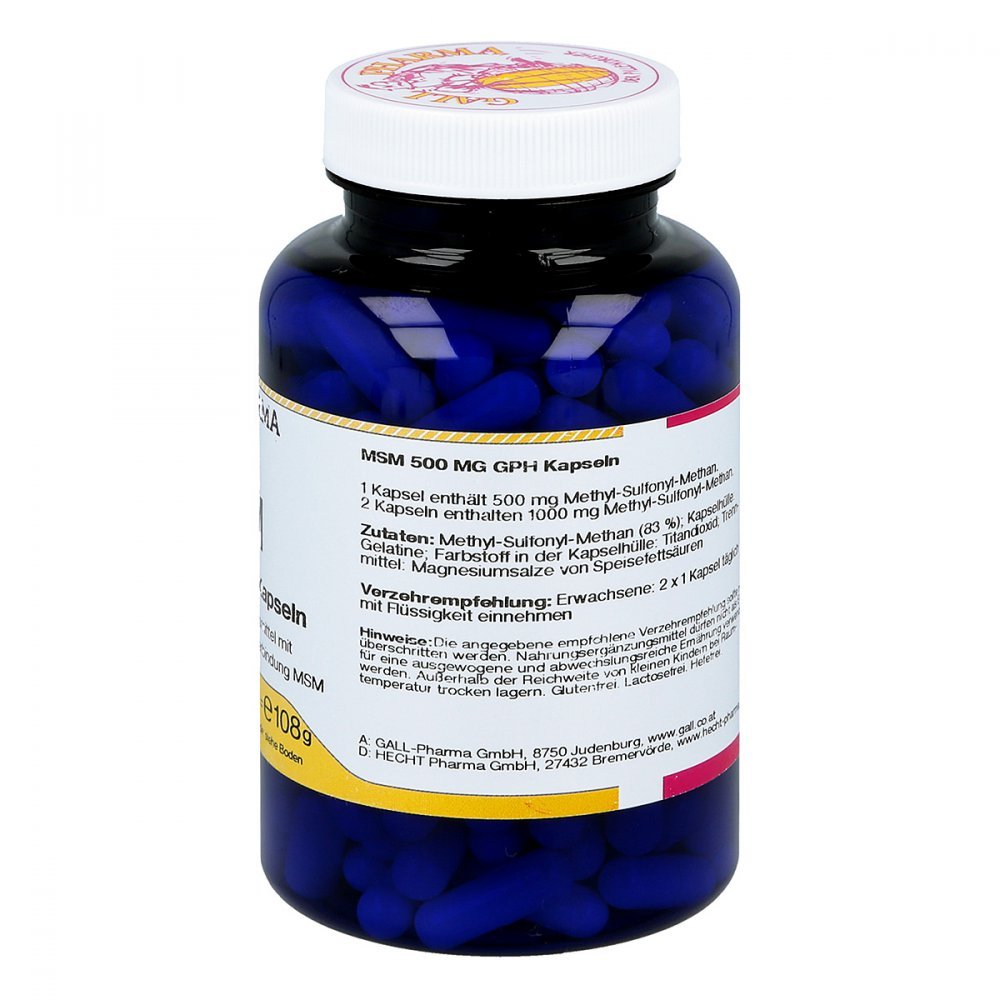 MSM 500 mg GPH Kapseln 180 St