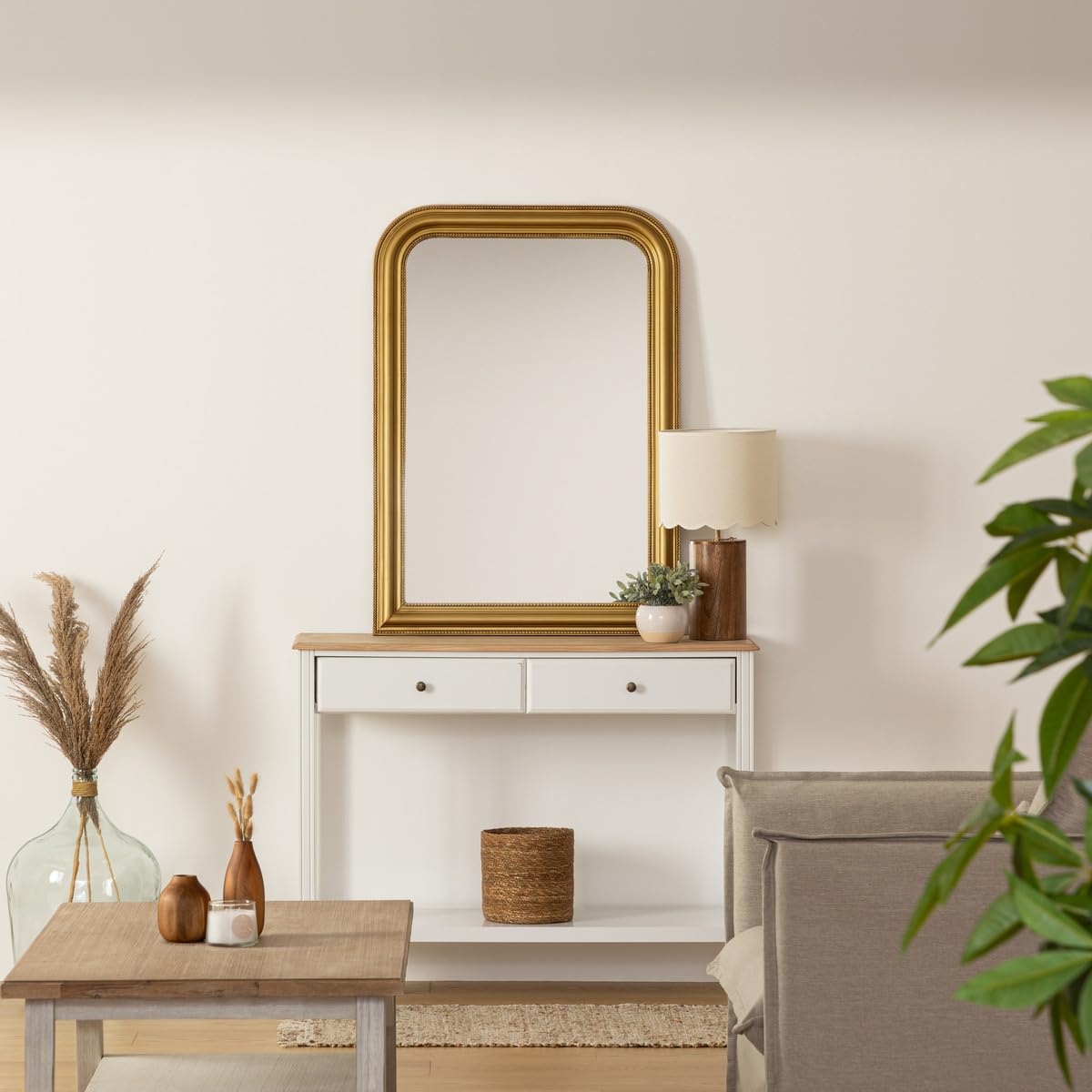 Atmosphera - Miroir Adele - doré - 74x104 cm