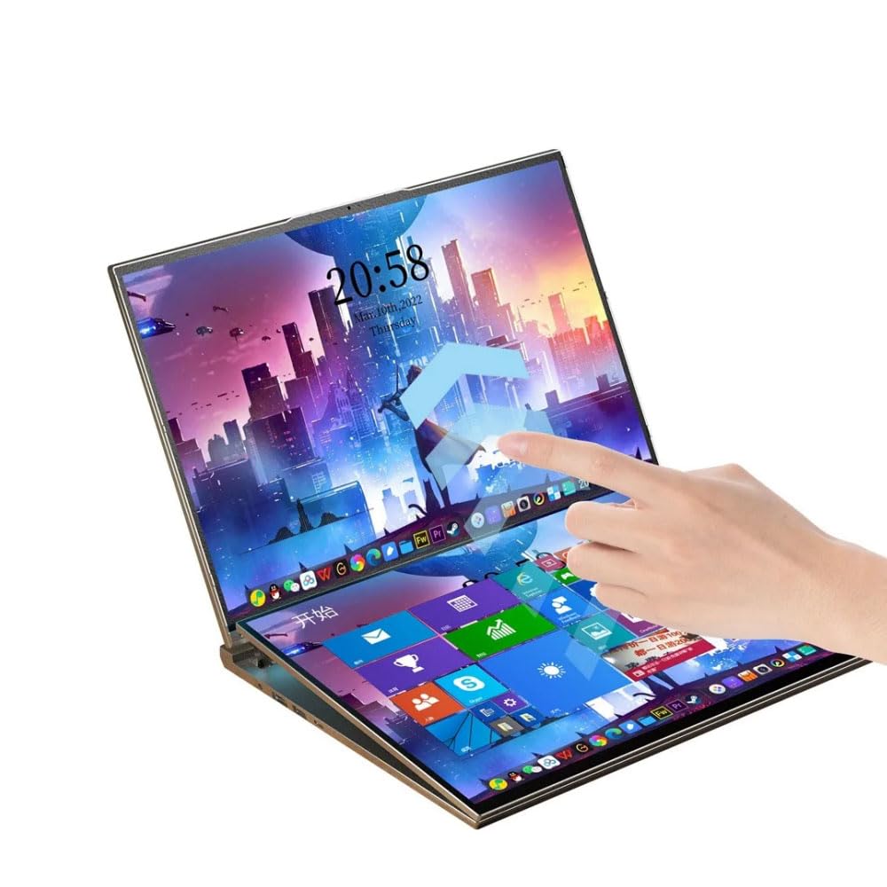 Amazon.co.jp: GZBOX 16インチ デュアルタッチスクリーン ノート  