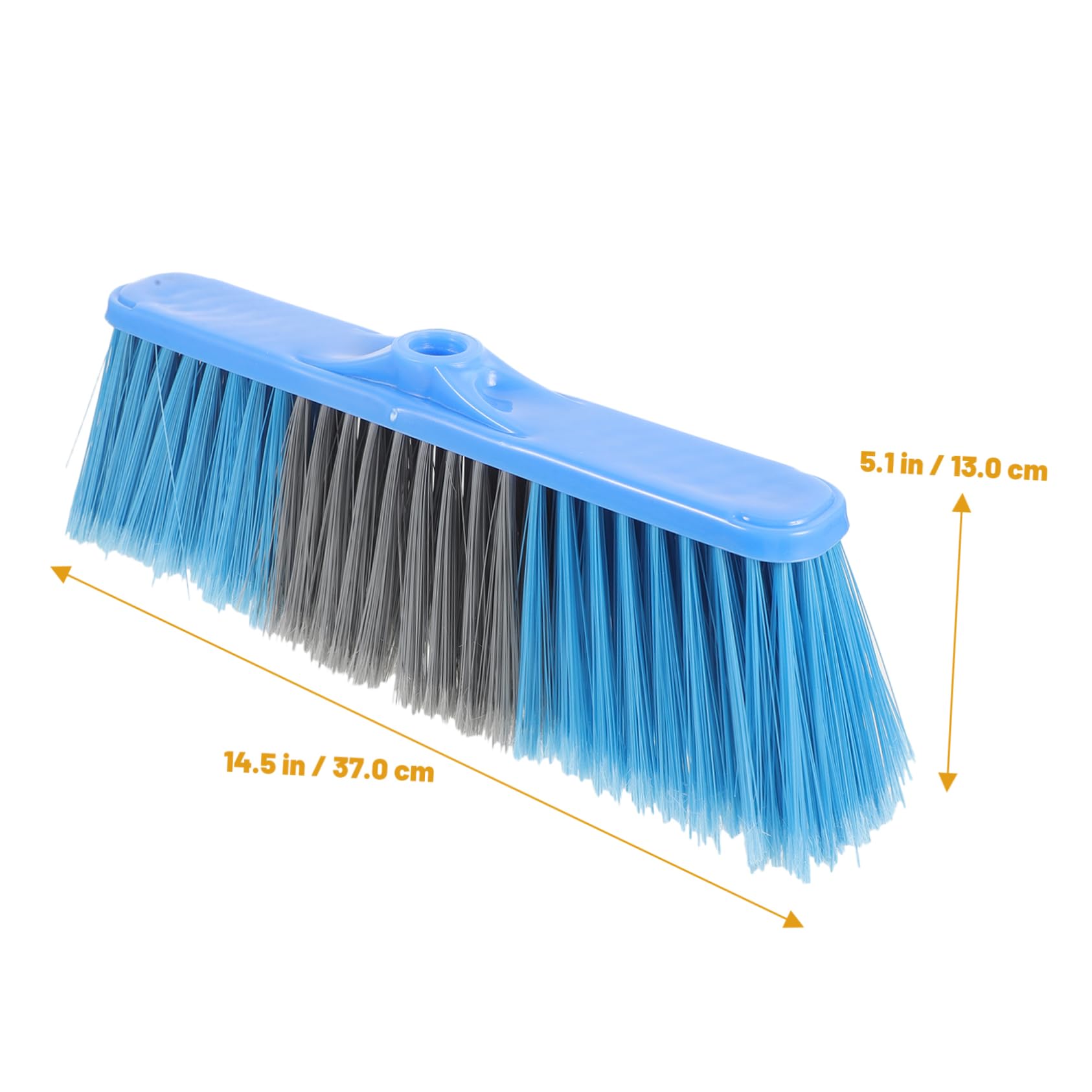 HOODANCOS Push Broom Head Only Replacement Head for Sweeper Scrub Mop Broom Parts