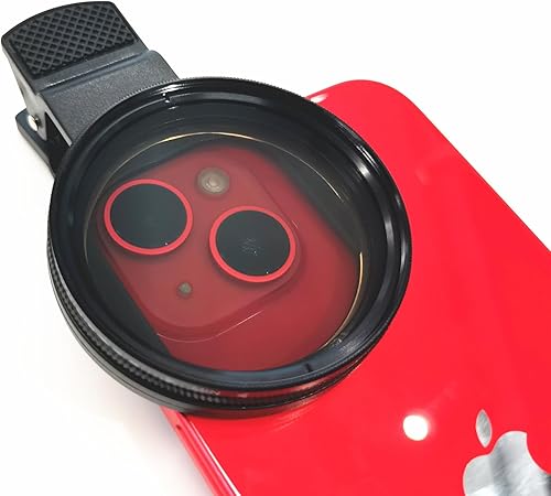 Miniatura 2 de Diseño de puerto de lente de teléfono cuadrado, filtro de lente de cámara CPL con clip de 2.047 in, filtro CPL para iPhone 15 14 13 12 11 X Plus