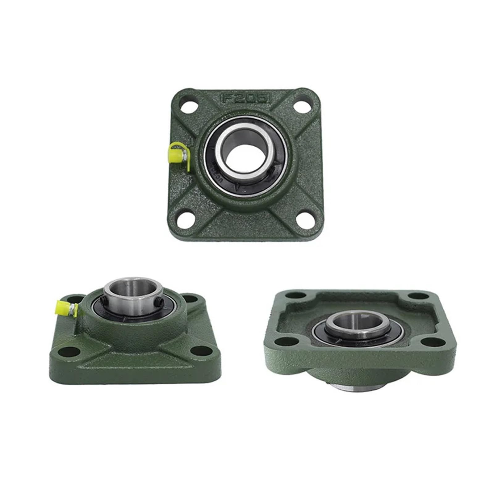 Roulement Sphérique Extérieur Avec Siège, 1/2/4 Pièces, UCF201 202 203 F204 F205 F206 F207 208 209 210 (Color : 1 Pcs, Size : UCF201