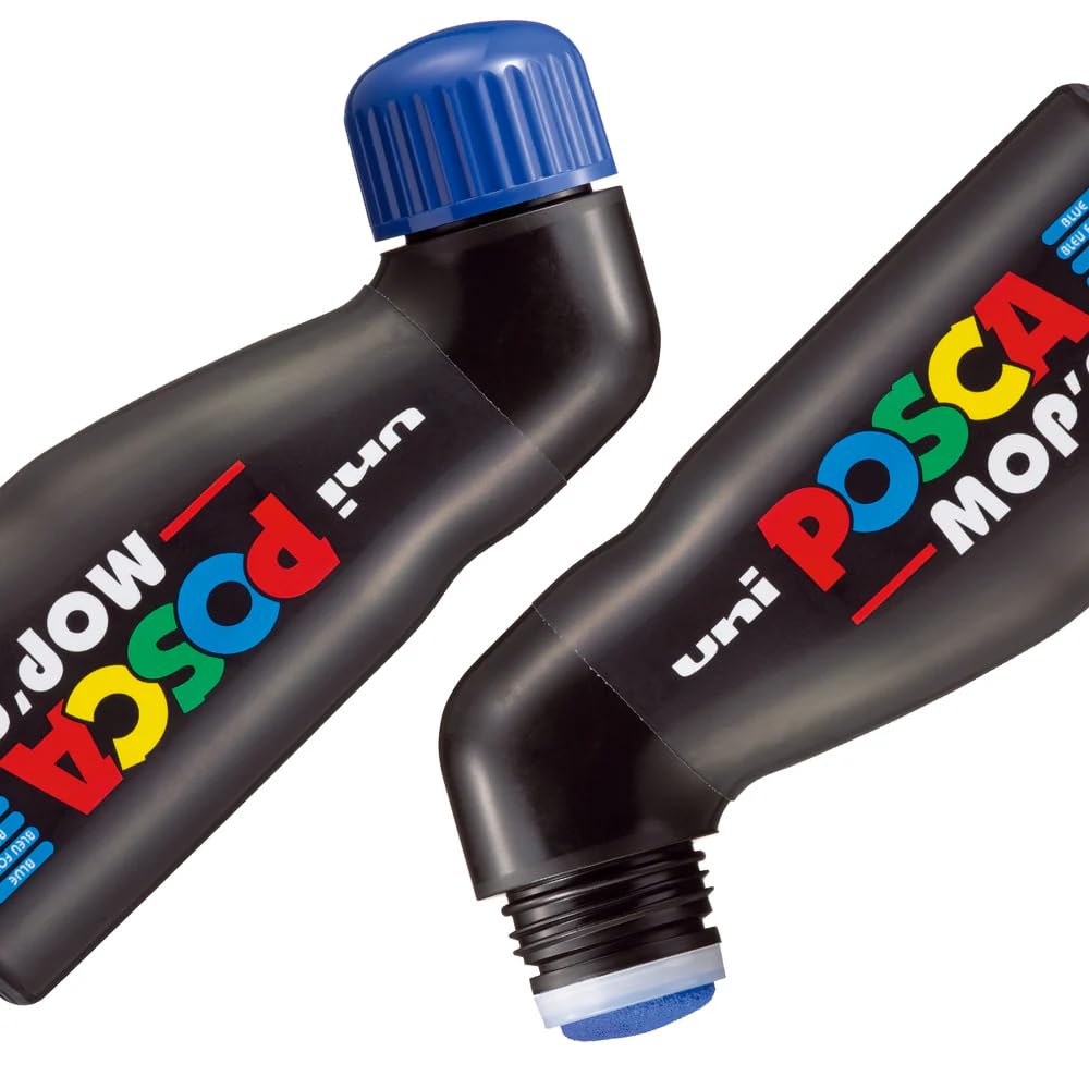 uni-ball Posca MOPR PCM-22 - Pennarelli a punta tonda multi superficie, 3 mm-19 mm, inchiostro multicolore, confezione da 8