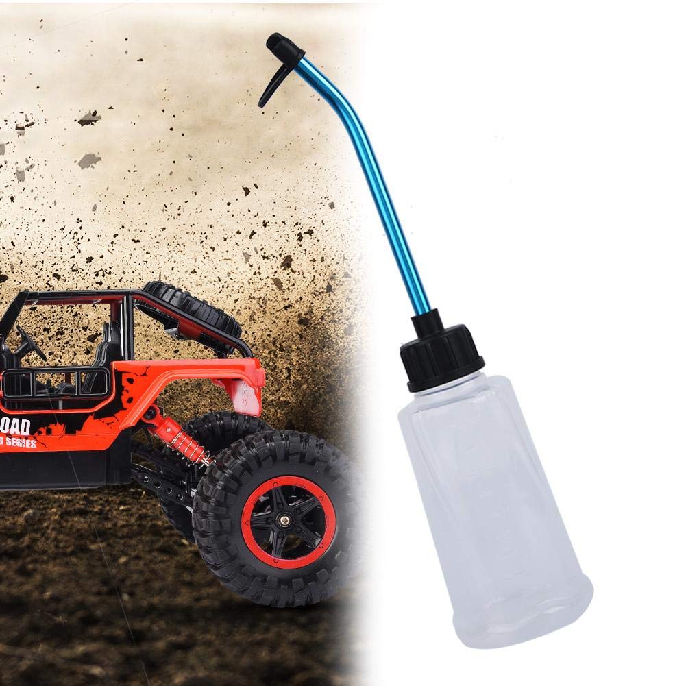 VGEBY1 Nitro Engine Filler, Nitro Engine Rifornimento di Carburante Bottiglia di riempimento con Cannuccia in Lega di Alluminio per RC automodellismo (250 ML)