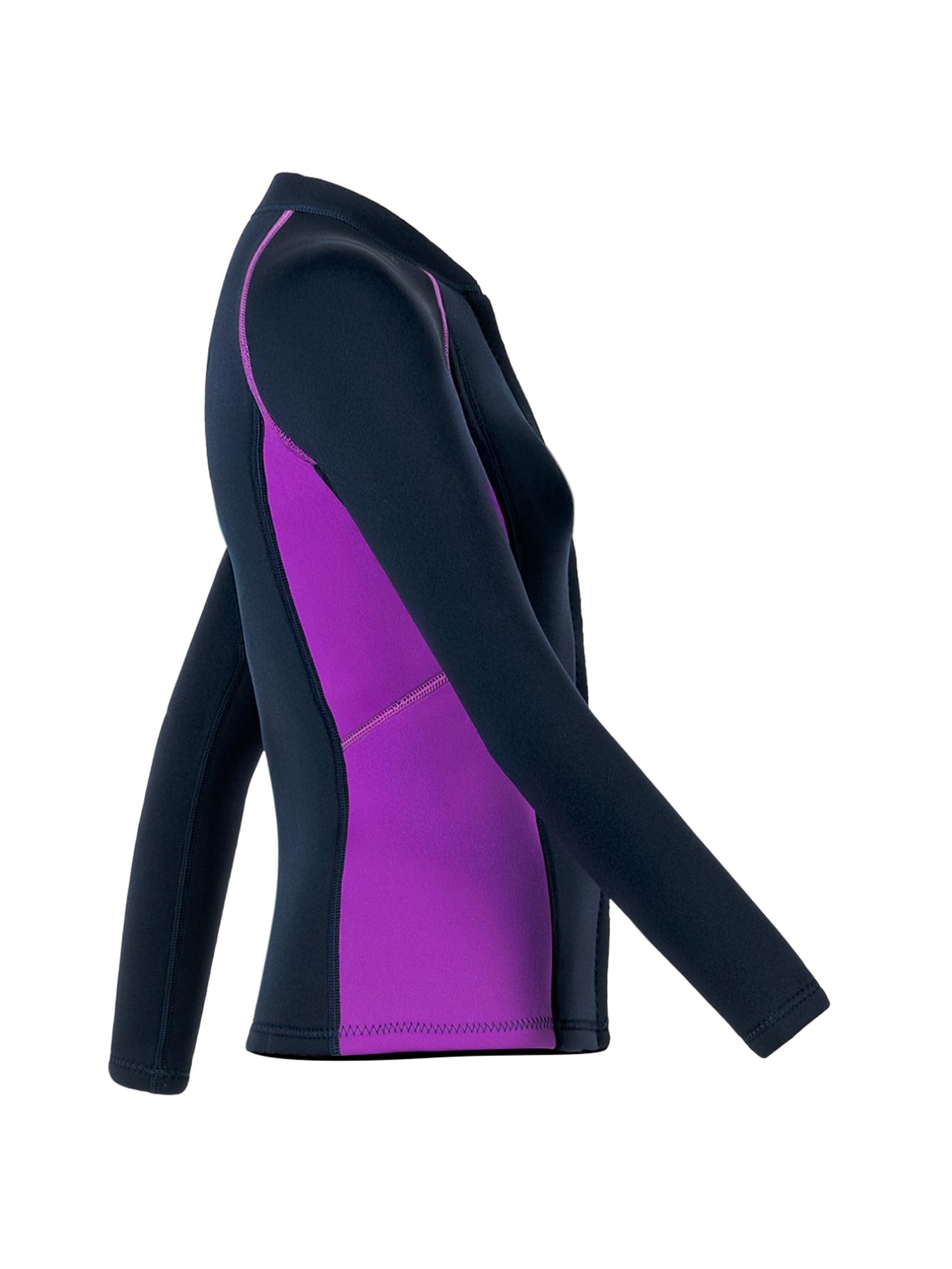 ranrann Veste en Néoprène 3mm Femme Haut de Combinaison Sports Nautiques Surf Snorkeling Plongée