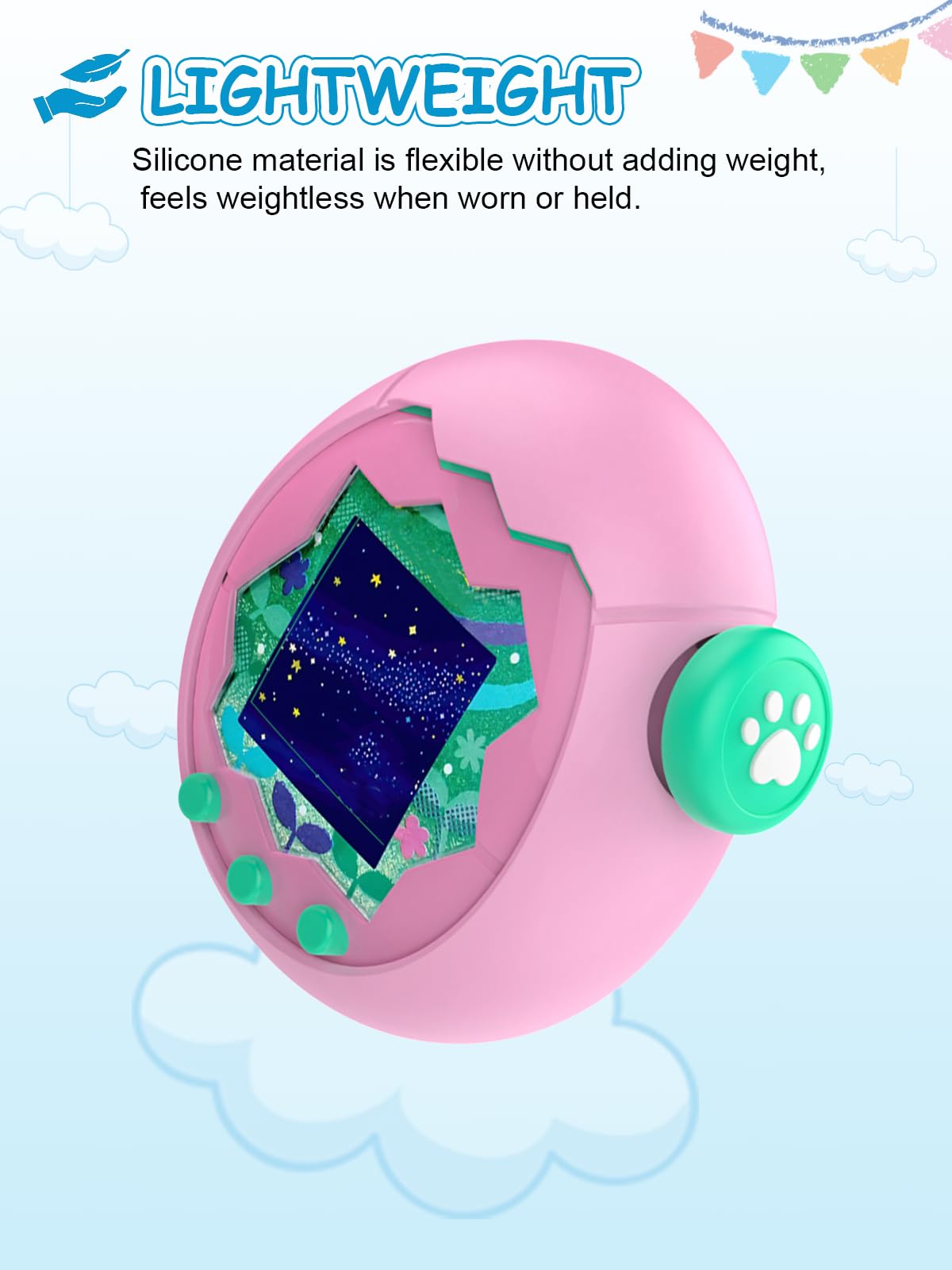 Silikonowe etui ochronne do Tamagotchi Paradise – miękkie, odporne na upadki, odporne na uderzenia, ze sznurkiem, elektroniczne akcesoria dla zwierząt domowych, ochrona do Virtual Pet Game